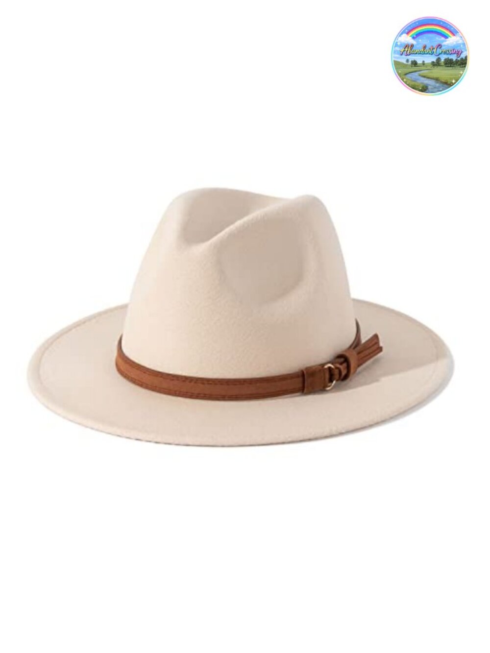 Women's Men's Wide Brim Fedora Hat Cotton Polyester Adjustable Strap